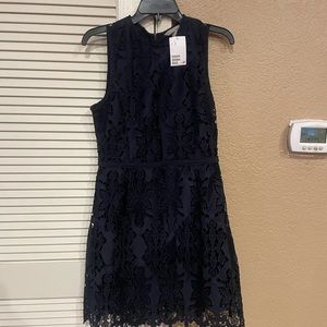 H&M Navy Lace Dress
